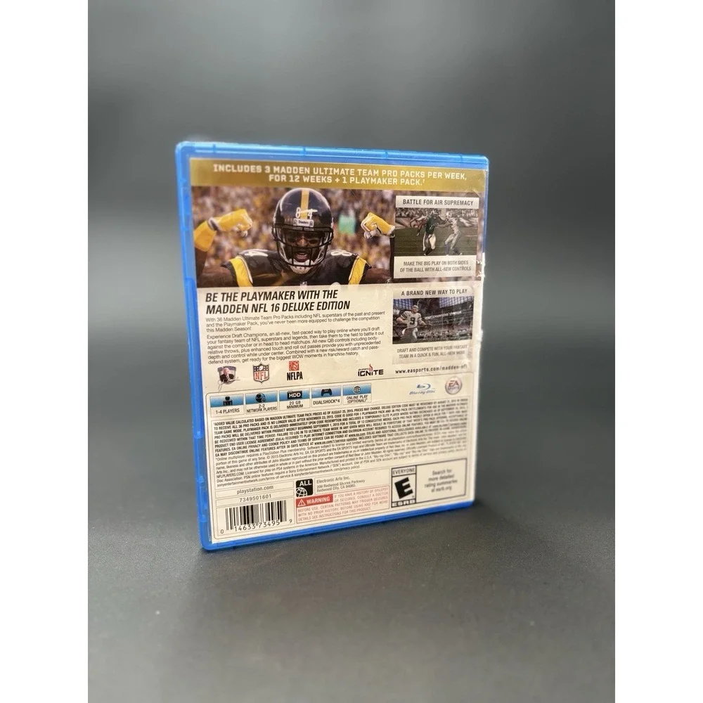 Madden 16 Deluxe & Madden 17 Franchise Edition PS4 Clean!